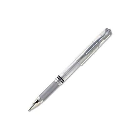 Sanford Sanford Uni-ball Gel Impact Metallic Ink Pen, 1.0mm, Metallic Silver Ink 60658